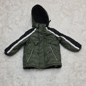 Ixtreme Green & Black Puffer Coat. Size 3T